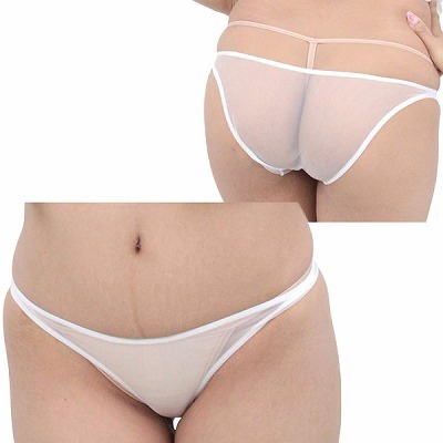 スケスケシースルーフルバック ホワイト スケスケシースルーフルバック ホワイト